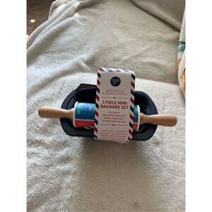 Core Kitchen 3 piece Mini Bakeware Set Patriotic Bake Set NEW